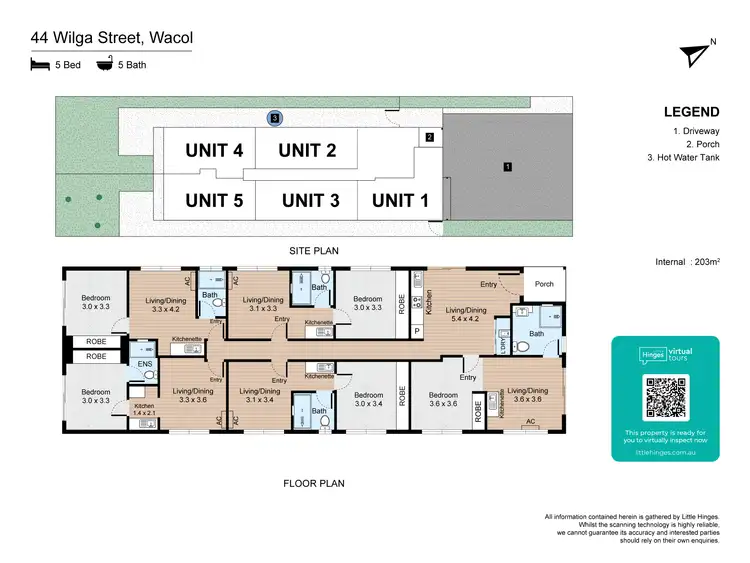 Floorplan of Homely apartment listing, 3/42 Wilga Street, Wacol QLD 4076