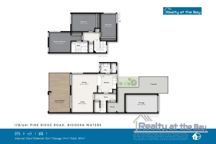 Floorplan of Homely townhouse listing, 178/641 Pineridge road, Biggera Waters QLD 4216