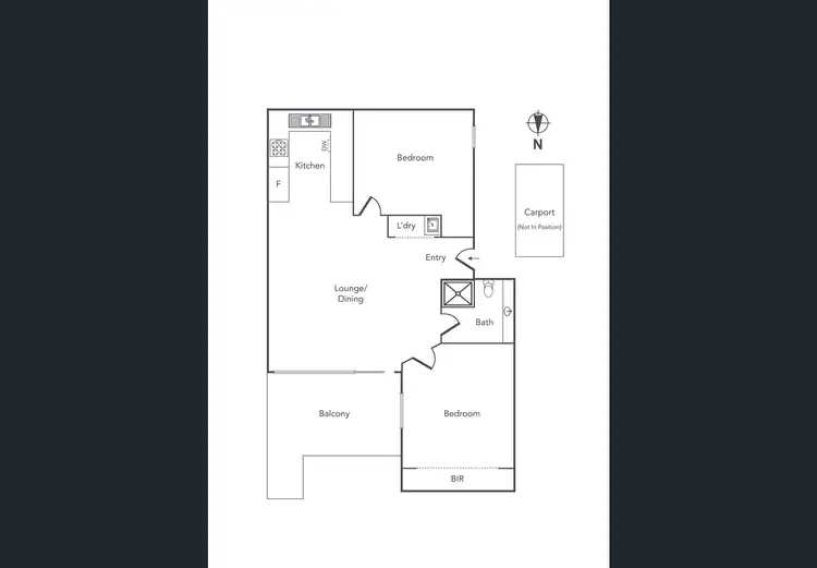 Floorplan of Homely unit listing, 2/26 Clifton Street, Prahran VIC 3181