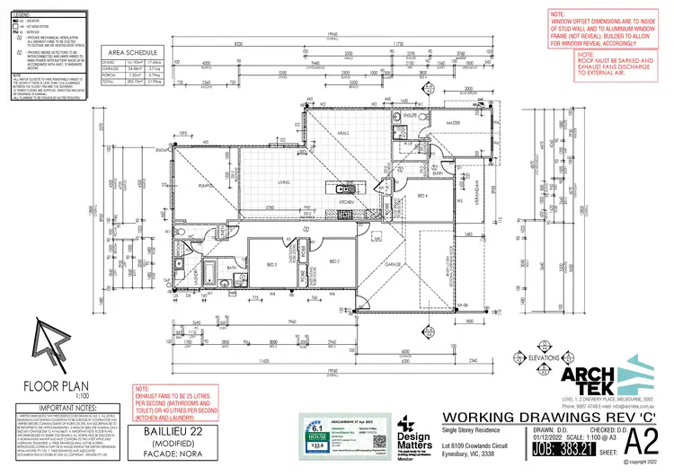 Floorplan of Homely house listing, 68 Crowlands Circuit, Eynesbury VIC 3338