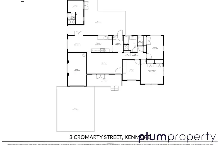 Floorplan of Homely house listing, 3 Cromarty Street, Kenmore QLD 4069