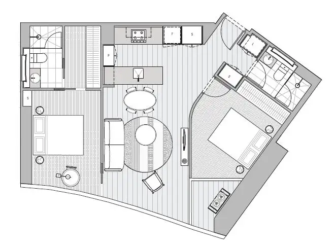Floorplan of Homely apartment listing, 4016/228 La trobe Street, Melbourne VIC 3000