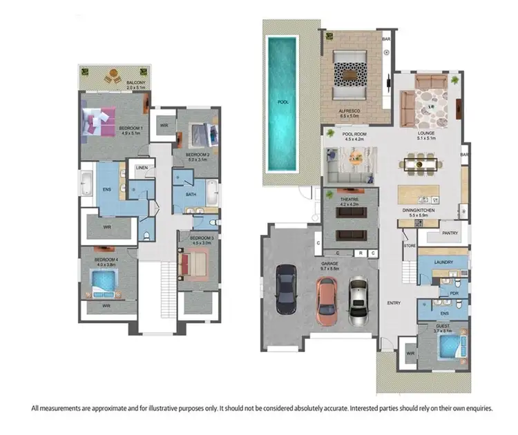 Floorplan of Homely house listing, 67 Marina Parade, Jacobs Well QLD 4208