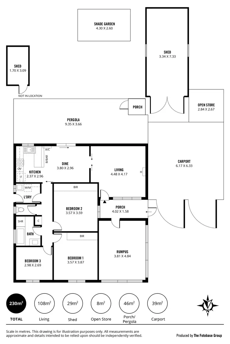 Floorplan of Homely house listing, 10 Wedge Place, Reynella East SA 5161