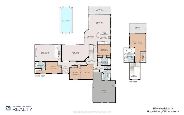 Floorplan of Homely house listing, 3160 Riverleigh Drive, Hope Island QLD 4212