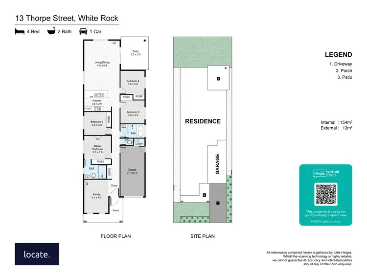 Floorplan of Homely house listing, 13 Thorpe Street, White Rock QLD 4306