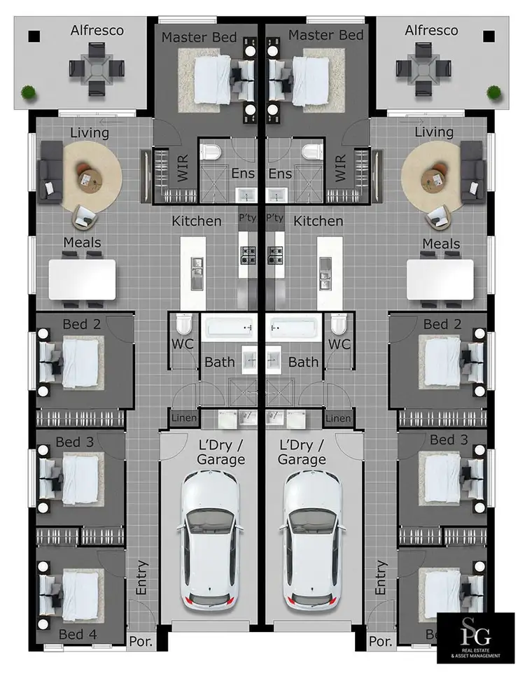 Floorplan of Homely semi-detached listing, 9 Thorogood Drive, Cooranbong NSW 2265