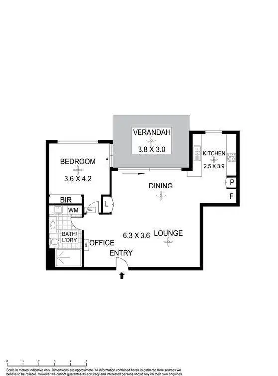Floorplan of Homely unit listing, 32/10 Doctors Gully Road, Larrakeyah NT 820