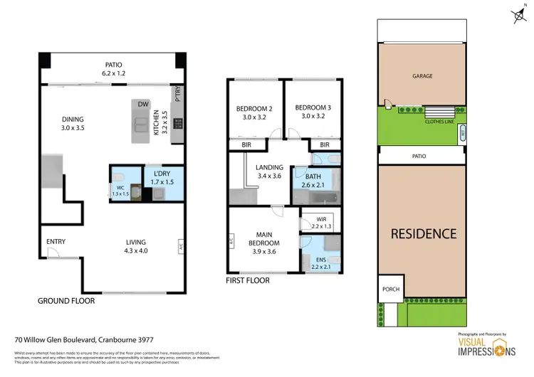 Floorplan of Homely townhouse listing, 70 Willow Glen Boulevard, Cranbourne West VIC 3977