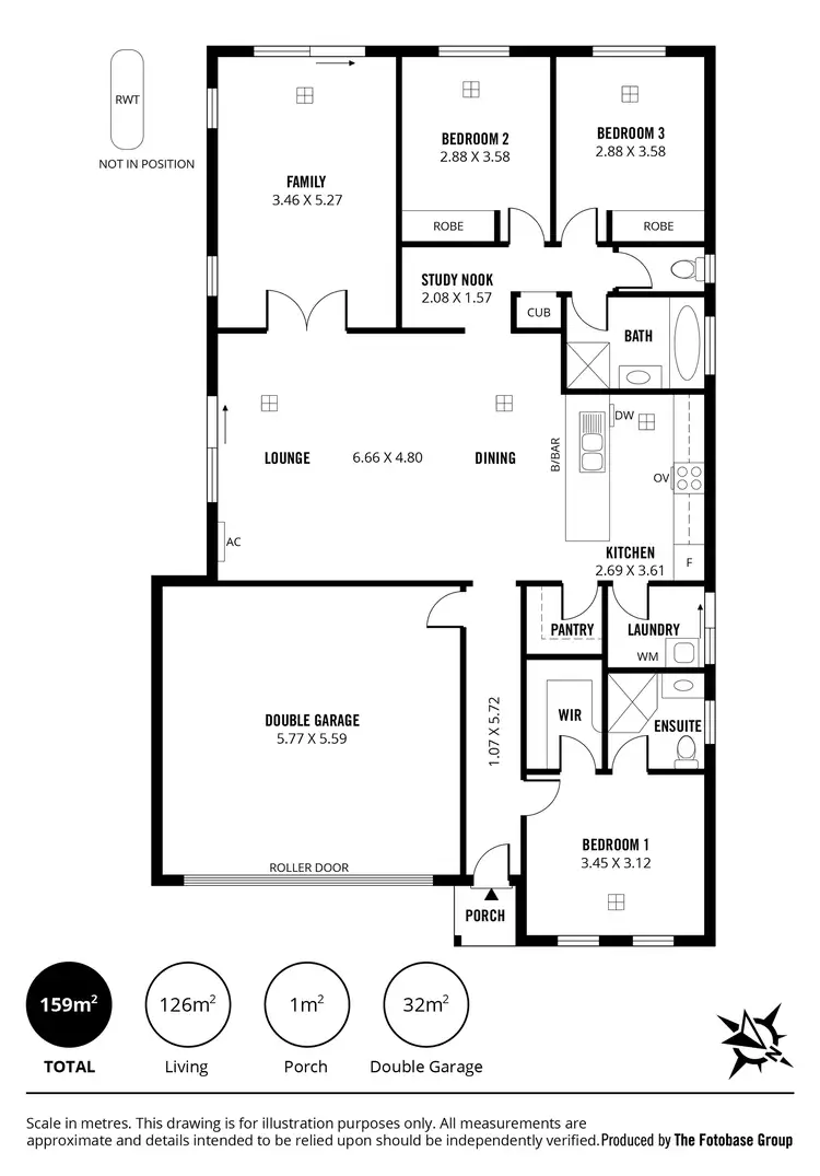 Floorplan of Homely house listing, 1 Mattei Court, Evanston SA 5116