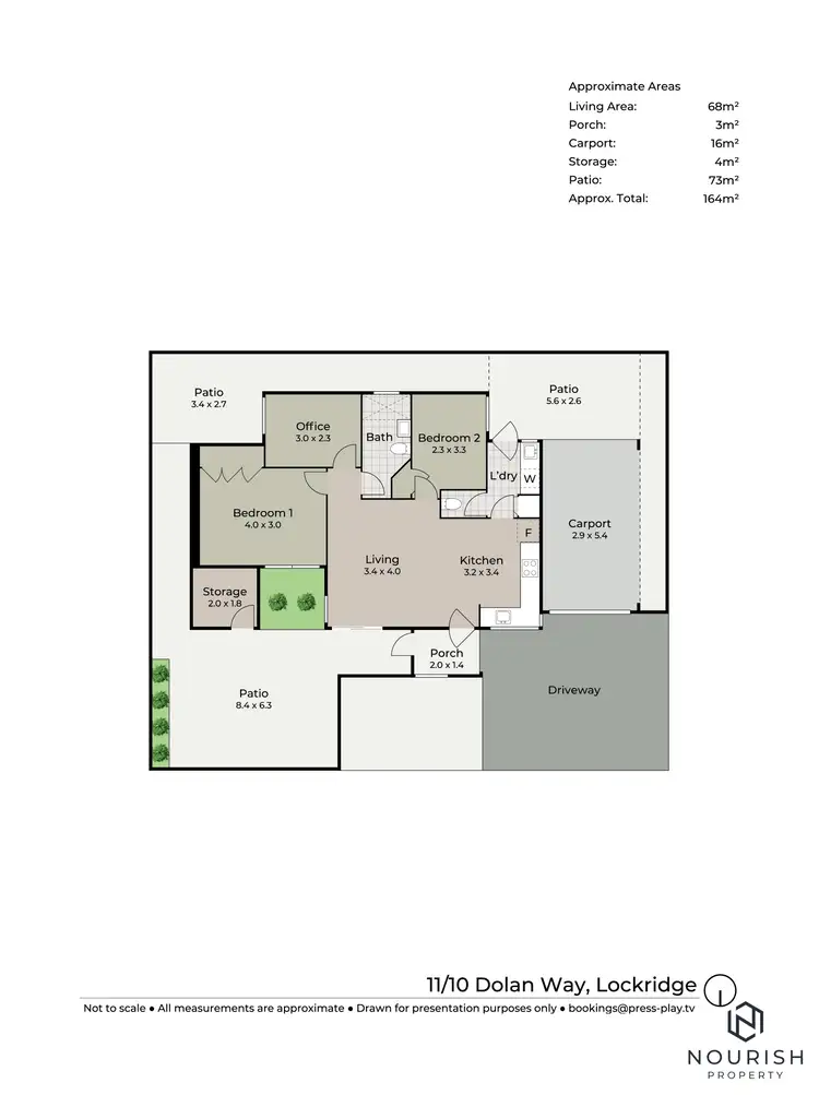 Floorplan of Homely villa listing, 11/10 Dolan Way, Lockridge WA 6054