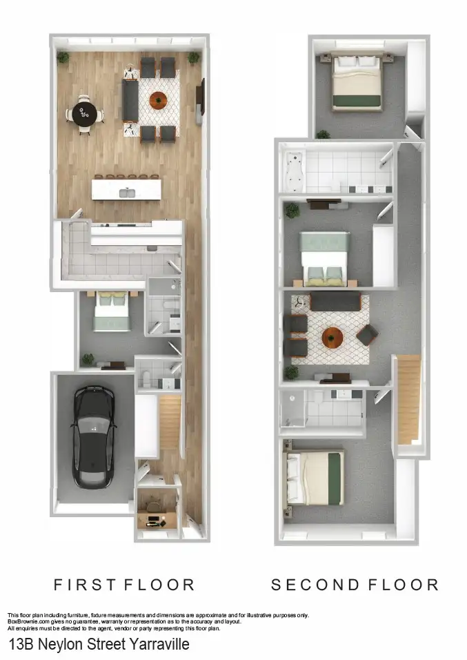 Floorplan of Homely house listing, 13B Neylon Street, Yarraville VIC 3013
