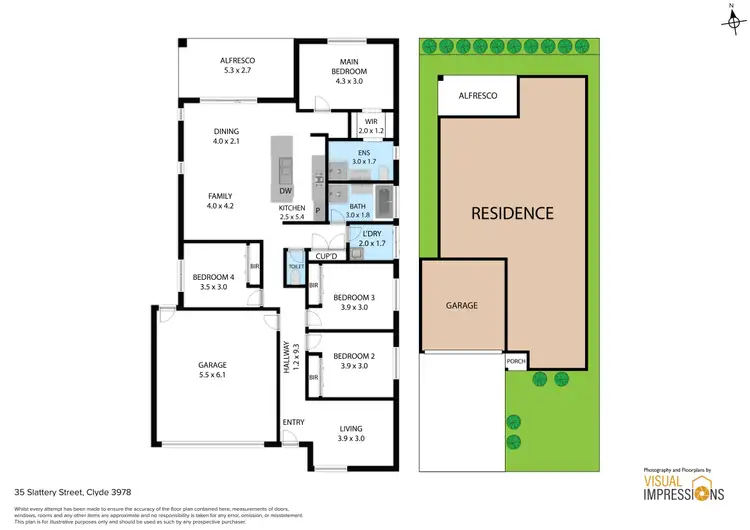 Floorplan of Homely house listing, 35 Slattery Street, Clyde VIC 3978