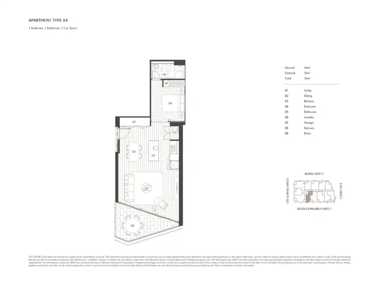 Floorplan of Homely apartment listing, 404/470 Main Street, Kangaroo Point QLD 4169