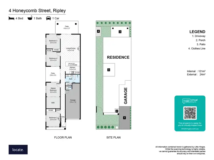 Floorplan of Homely house listing, 4 Honeycomb Street, Ripley QLD 4306