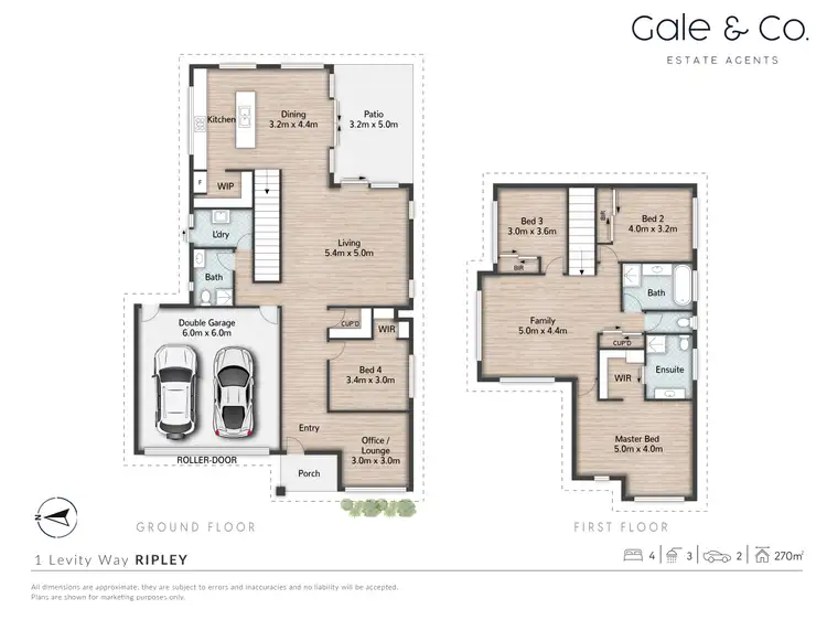 Floorplan of Homely house listing, 1 Levity Way, Ripley QLD 4306