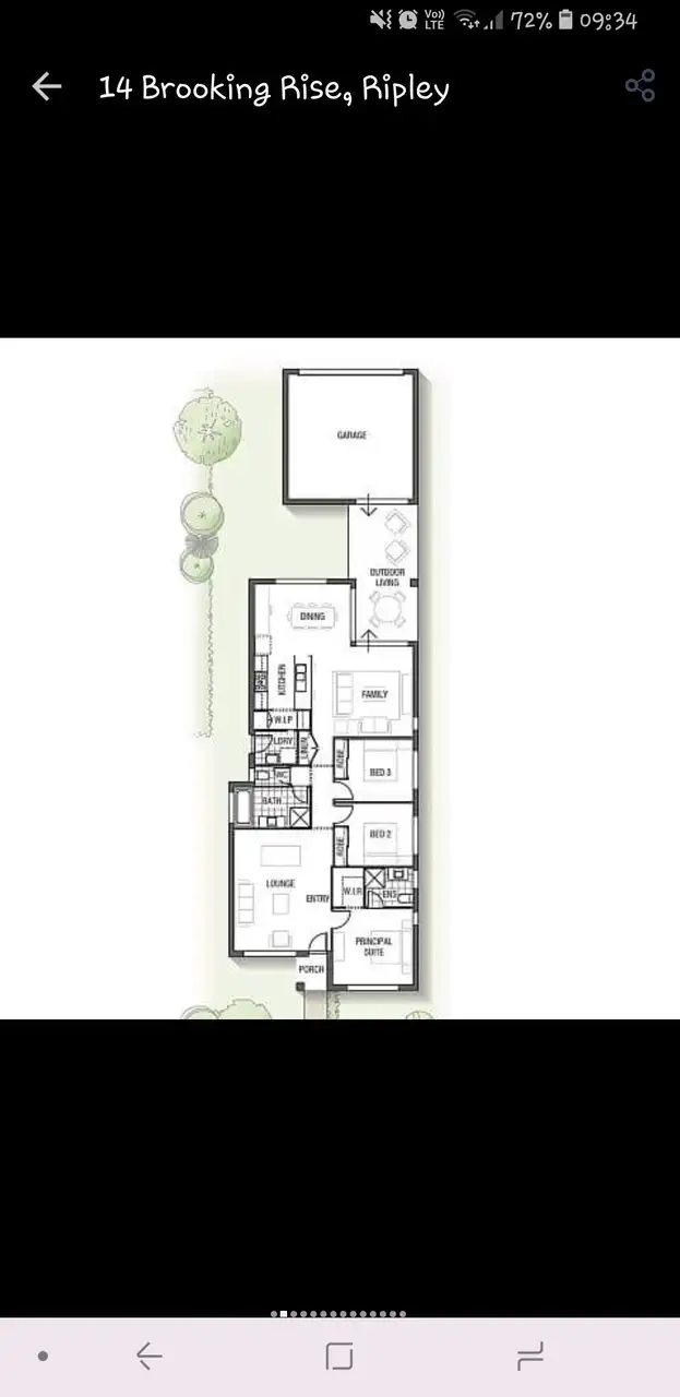 Floorplan of Homely house listing, 14 Brooking Rise, Ripley QLD 4306
