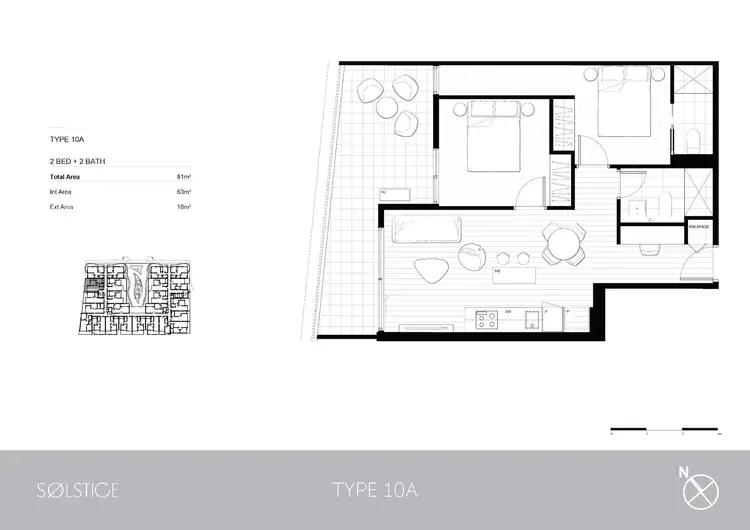 Floorplan of Homely apartment listing, 312/138 CAMBERWELL ROAD, Hawthorn East VIC 3123