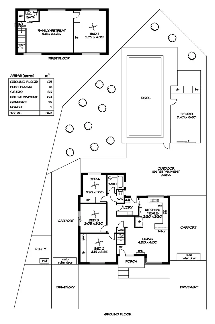 Floorplan of Homely house listing, 22 Brown Street, Northfield SA 5085
