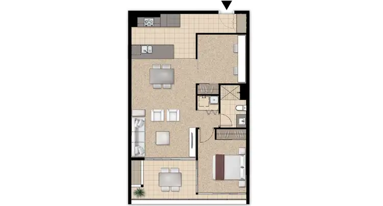 Floorplan of Homely apartment listing, 128 / 37c Harbour Road Portside St, Hamilton QLD 4007