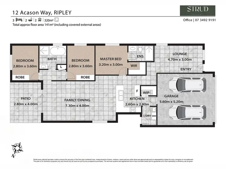 Floorplan of Homely house listing, 12 Acason Way, Ripley QLD 4306