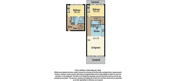 Floorplan of Homely apartment listing, 2/79 Atherton Road, Oakleigh VIC 3166
