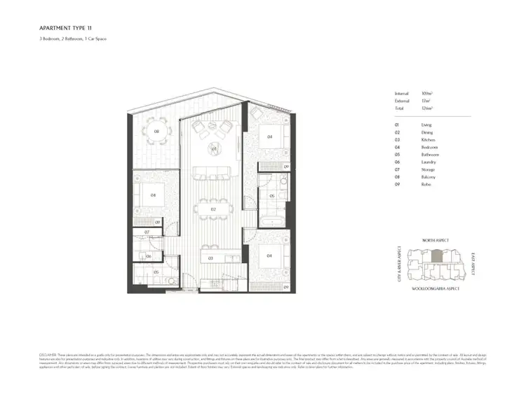 Floorplan of Homely apartment listing, 511/470 Main Street, Kangaroo Point QLD 4169