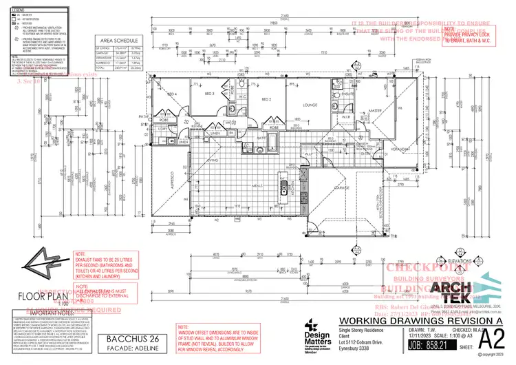 Floorplan of Homely house listing, 37 Cobram Drive, Eynesbury VIC 3338