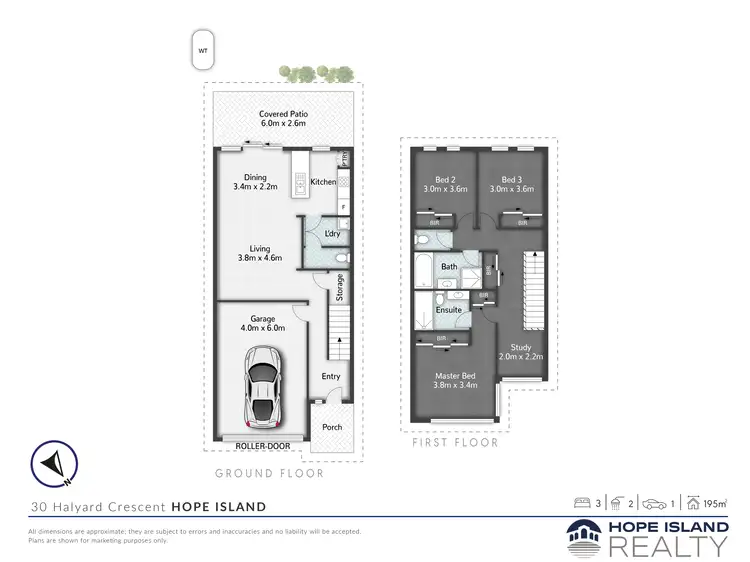 Floorplan of Homely house listing, 30 Halyard Crescent, Hope Island QLD 4212