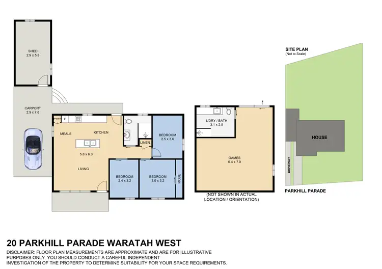 Floorplan of Homely house listing, 20 Parkhill Parade, Waratah West NSW 2298