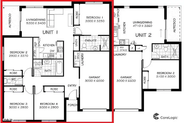 Floorplan of Homely house listing, 1/27 Kello Court, Caboolture QLD 4510