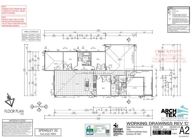 Floorplan of Homely house listing, 5 Amphitheatre Street, Eynesbury VIC 3338