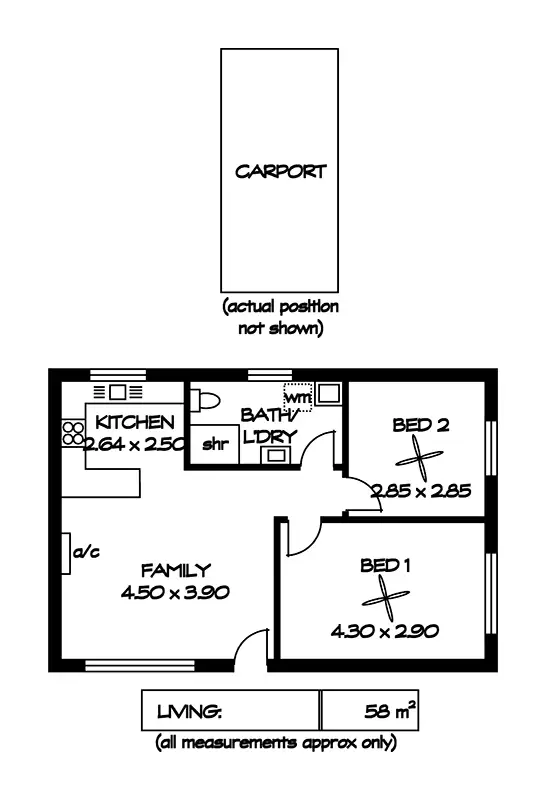 Floorplan of Homely unit listing, 18/9 Brian Street, Salisbury SA 5108
