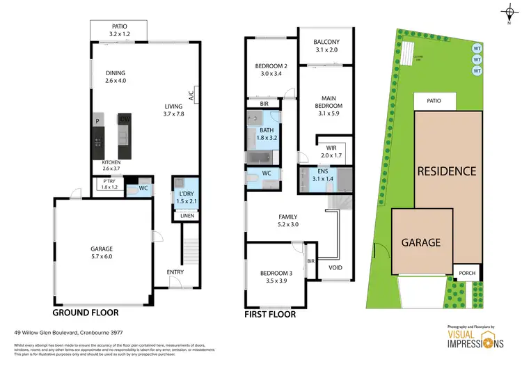 Floorplan of Homely house listing, 49 Willow Glen Boulevard, Cranbourne VIC 3977
