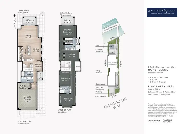 Floorplan of Homely house listing, 2244 Glengallon Way, Hope Island QLD 4212