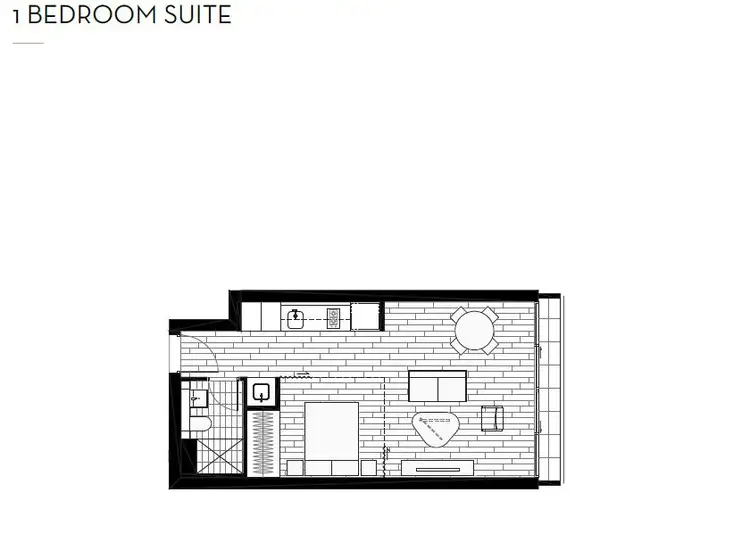 Floorplan of Homely apartment listing, 309/301 Botany Road, Zetland NSW 2017