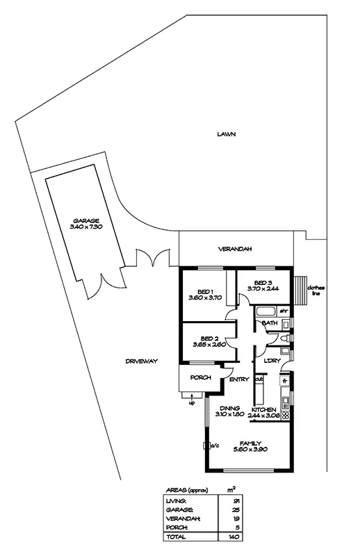 Floorplan of Homely house listing, 12 Coventry Road, Davoren Park SA 5113