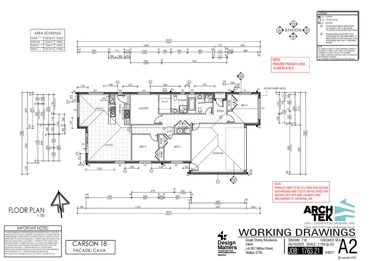 Floorplan of Homely house listing, 44 Millau Street, Wallan VIC 3756