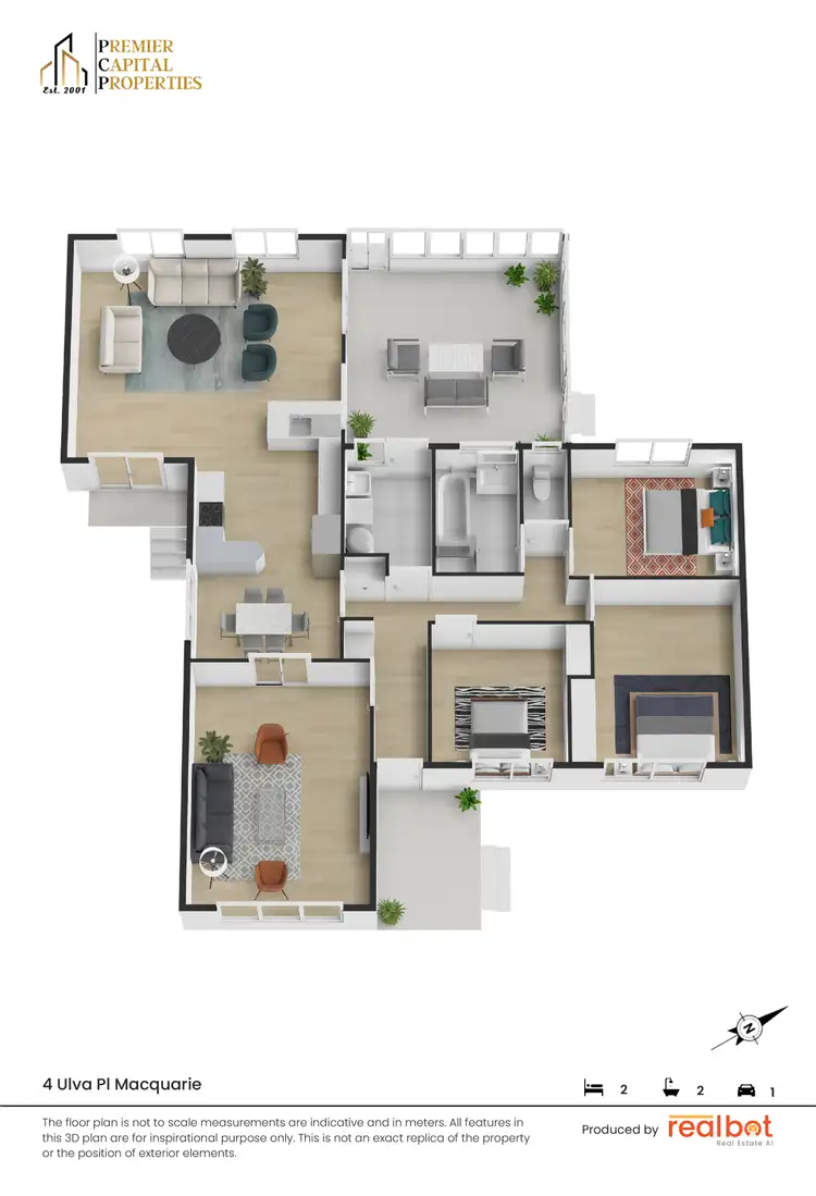Floorplan of Homely house listing, 4 Ulva Place, Macquarie ACT 2614