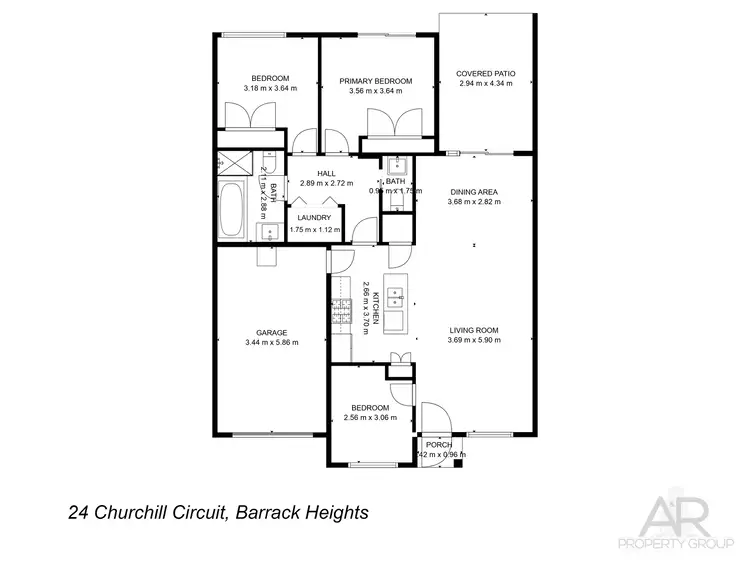 Floorplan of Homely house listing, 24 Churchill Circuit, Barrack Heights NSW 2528
