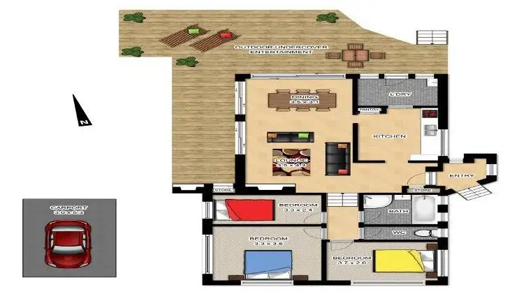 Floorplan of Homely house listing, 4 Mavis Grove, West Wollongong NSW 2500