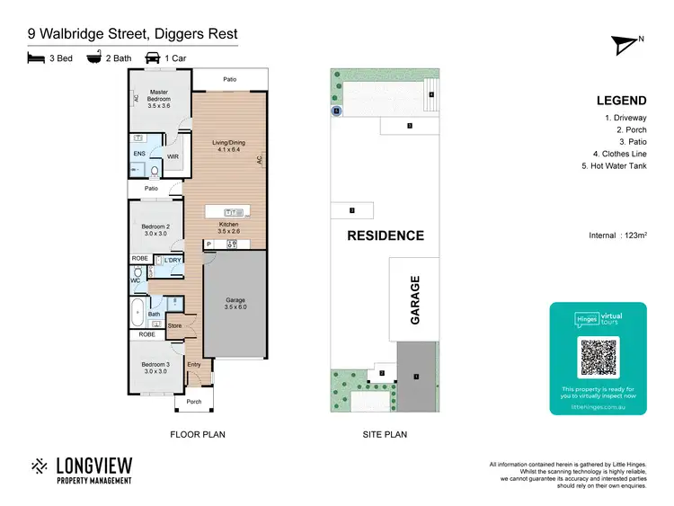 Floorplan of Homely house listing, 9 Walbridge Street, Diggers Rest VIC 3427