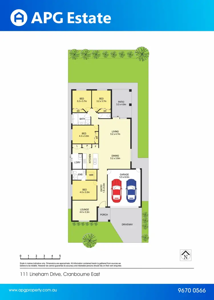 Floorplan of Homely house listing, 111 Lineham Drive, Cranbourne East VIC 3977