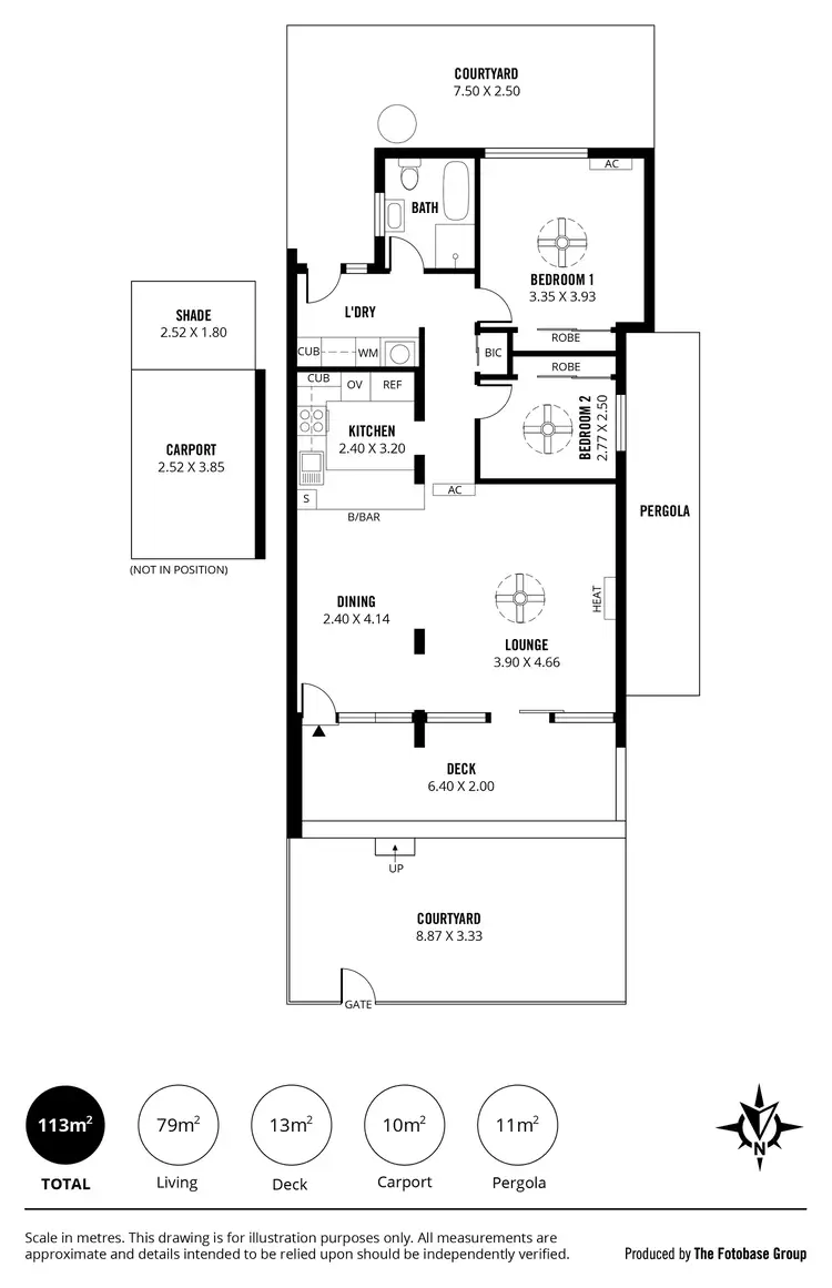 Floorplan of Homely unit listing, 8/1 Randolph Avenue, Fullarton SA 5063