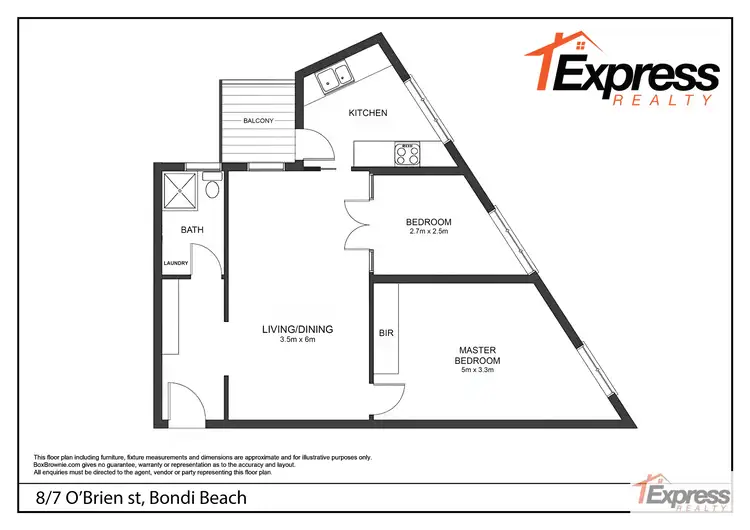 Floorplan of Homely house listing, 8/7 O'Brien Street, Bondi Beach NSW 2026