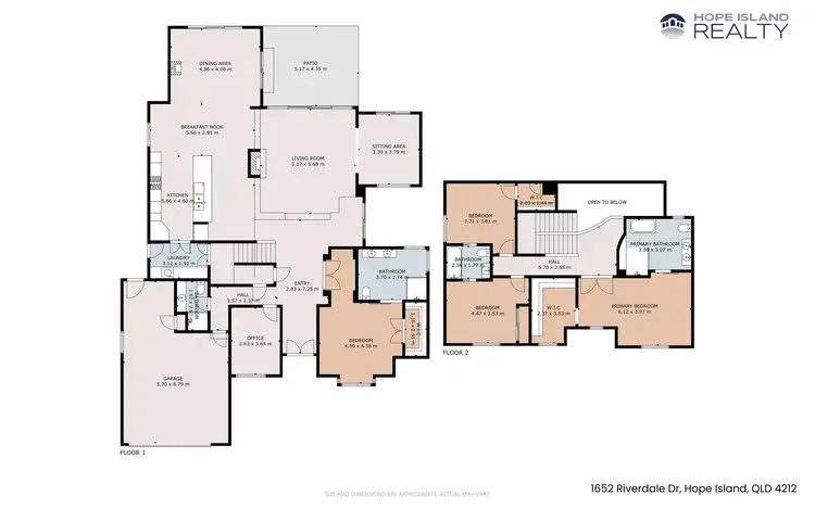 Floorplan of Homely house listing, 1652 Riverdale Drive, Hope Island QLD 4212