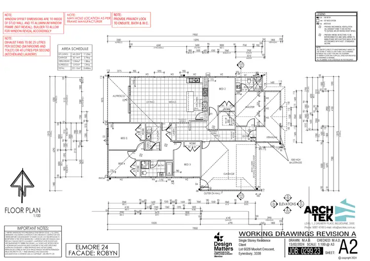 Floorplan of Homely house listing, 6 Moolort Crescent, Eynesbury VIC 3338