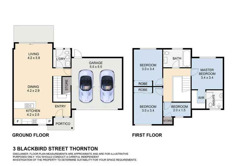Floorplan of Homely house listing, 3 Blackbird Street, Thornton NSW 2322