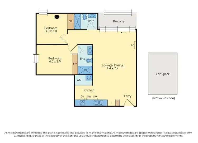 Floorplan of Homely apartment listing, 601B/3 Brewery Lane, Collingwood VIC 3066