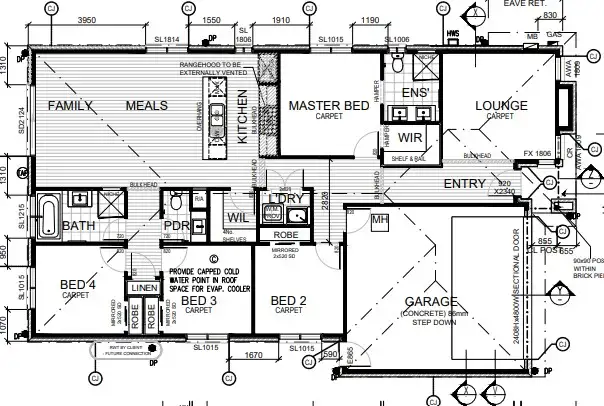 Floorplan of Homely house listing, 12 Stakes Road, Mickleham VIC 3064